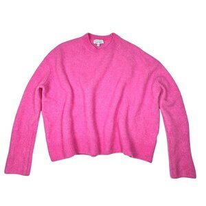 Stockholm Atelier & Other StoriesWool Mohair Sweater Sz.L Pink Crewneck Boxy